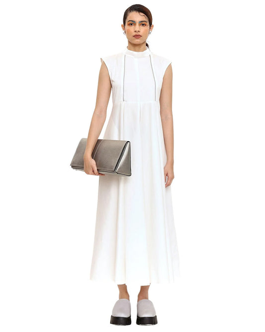 Take On The World A-Line Dress in white