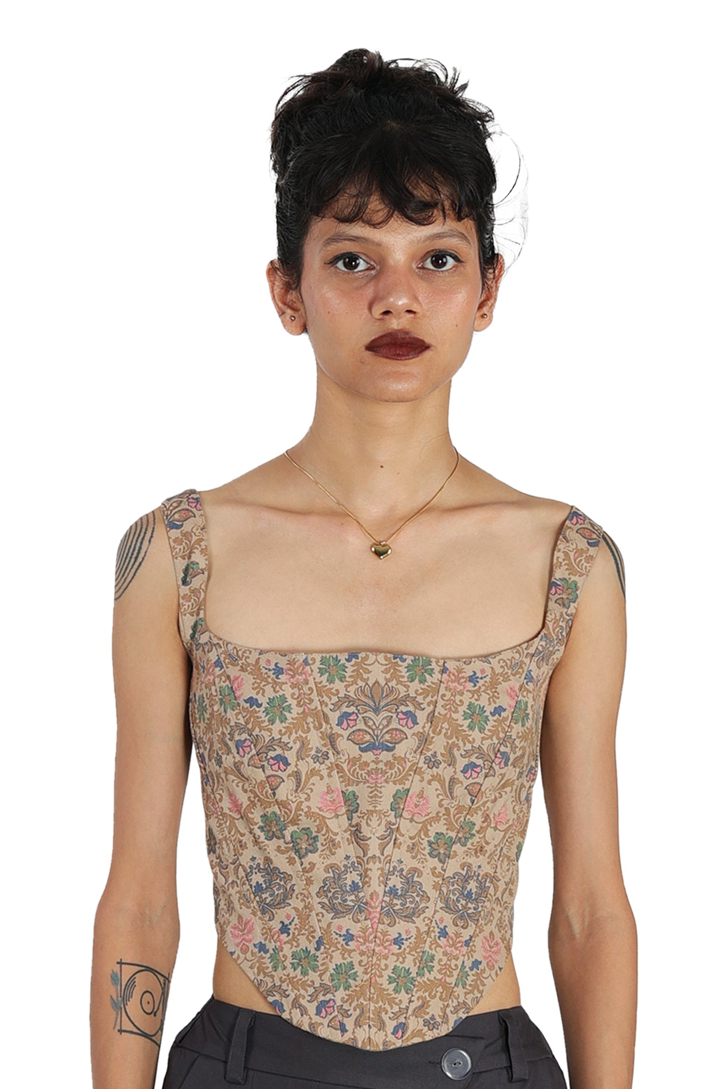 Flora Flashback Corset with Straps